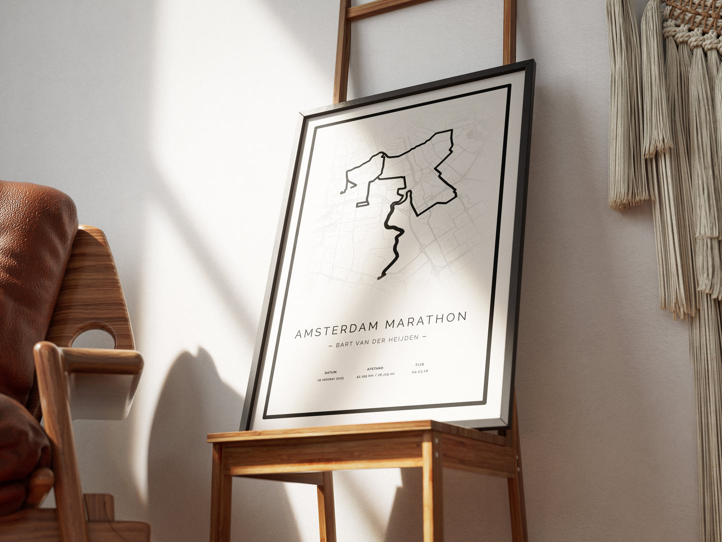 Amsterdam Marathon Retro Map