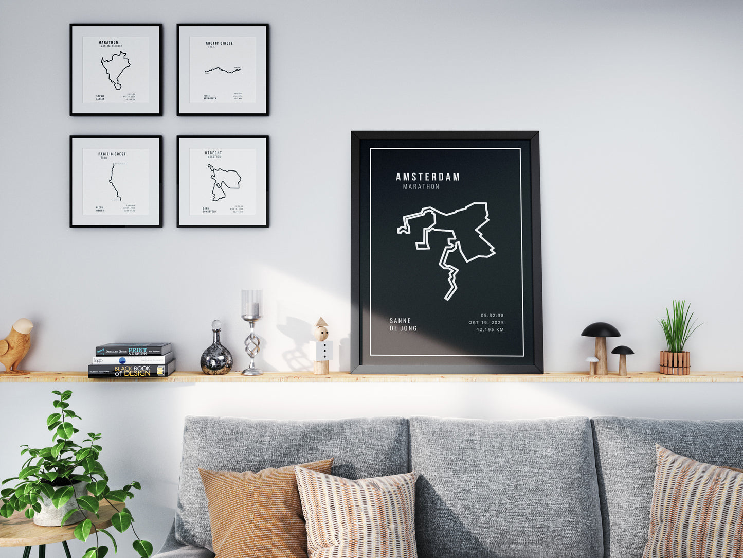 Marathon van Amersfoort Minimalistic Black