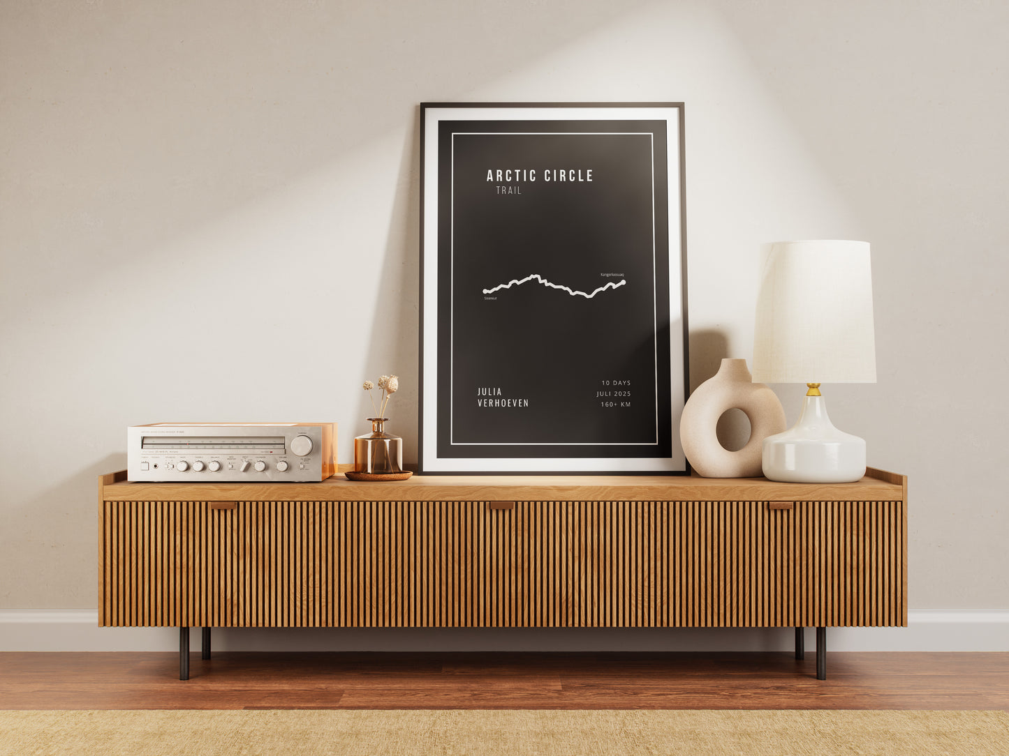 Arctic Circle Trail Minimalistic White Black