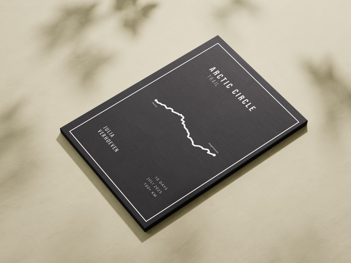 Arctic Circle Trail Minimalistic White Black