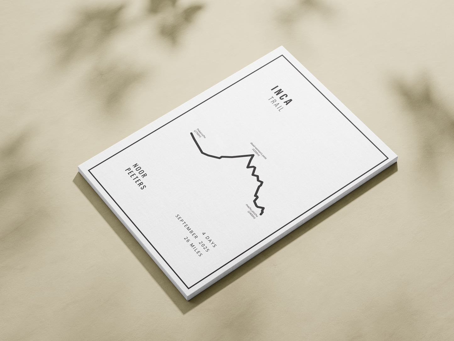 Inca Trail Minimalistic White
