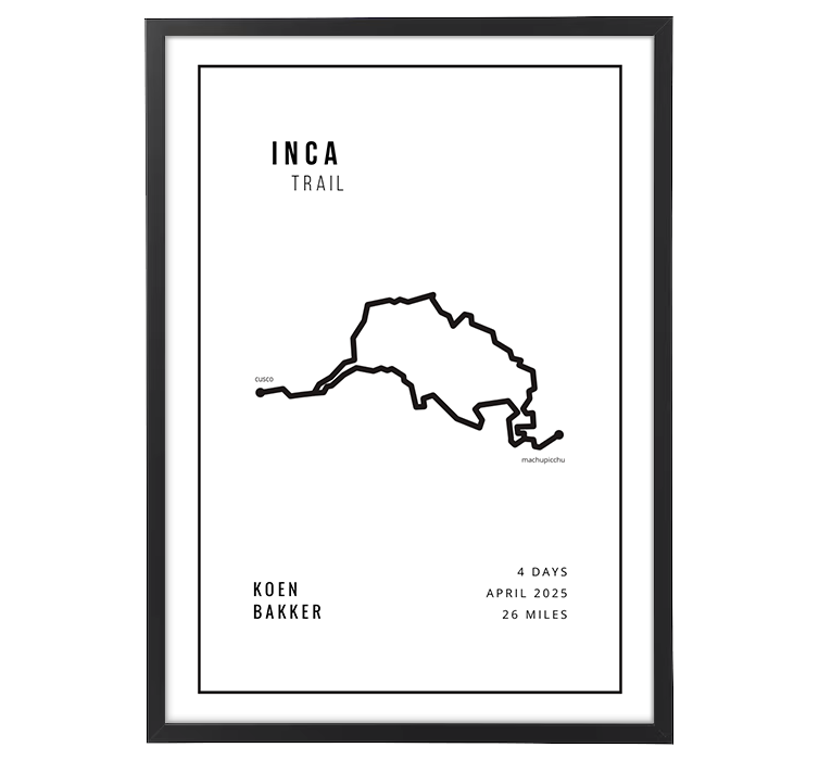 Inca Trail Minimalistic White