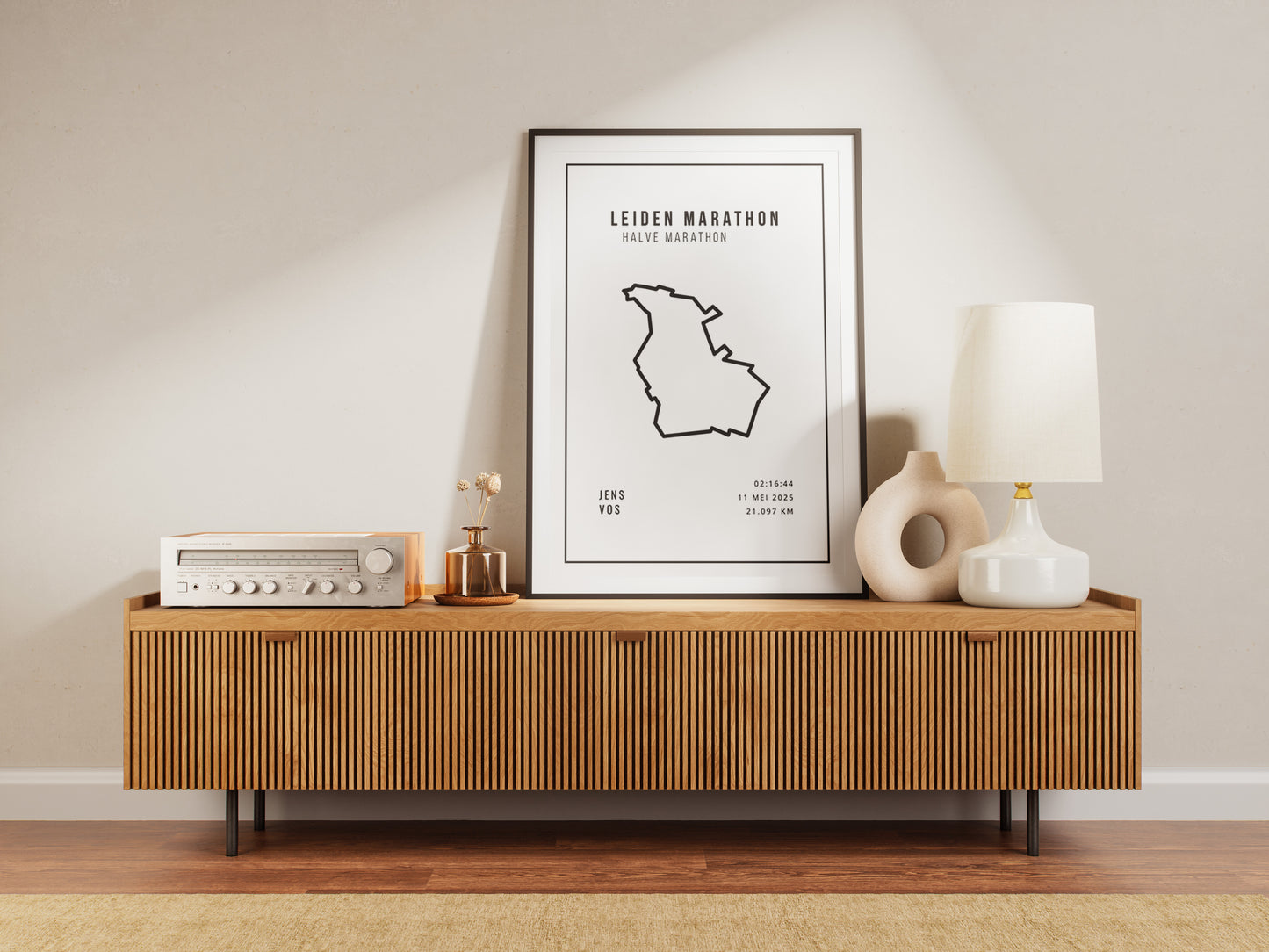 Leiden Marathon 2025 – Halve Marathon | Minimalistic White