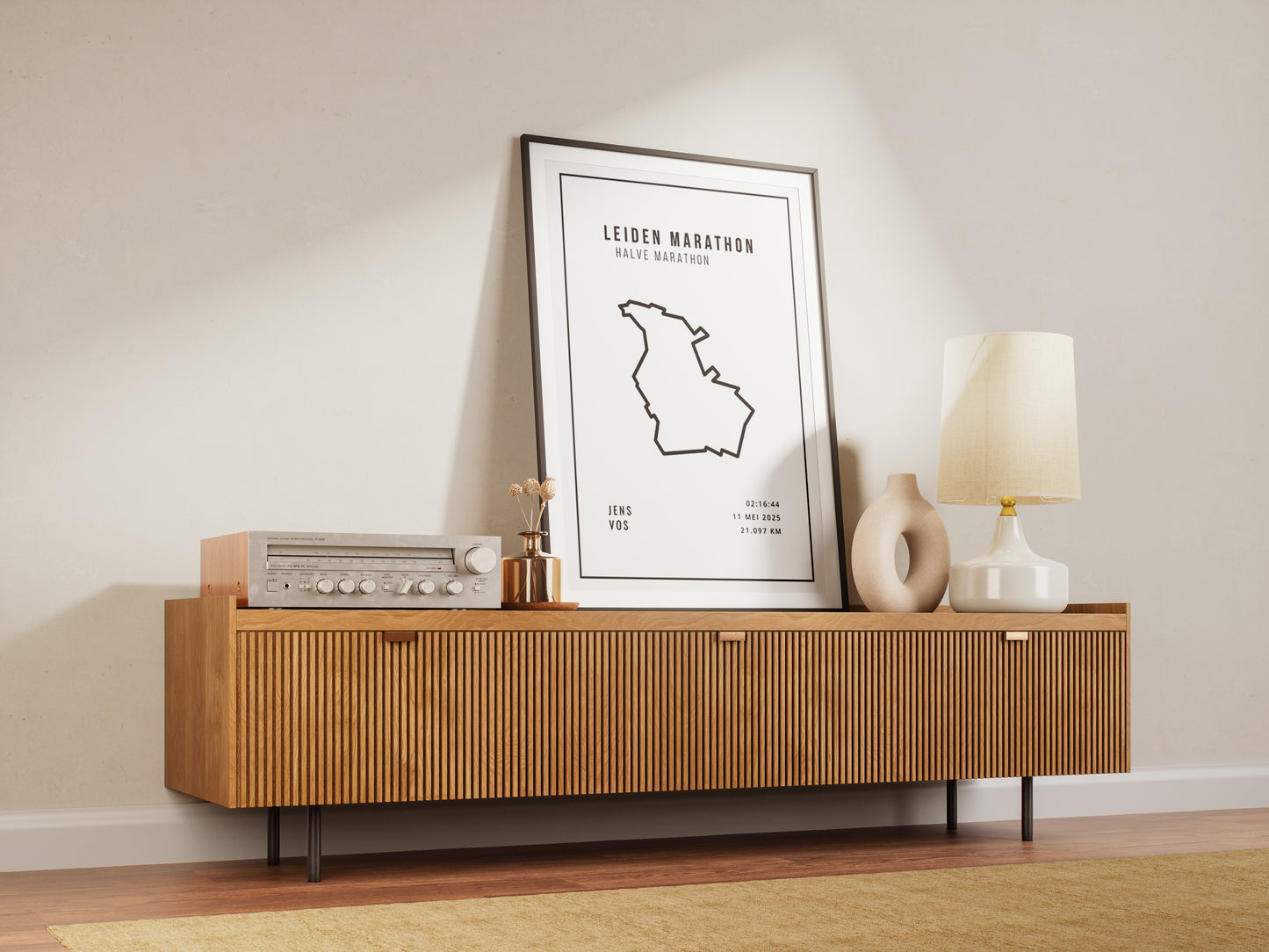 Leiden Marathon 2025 – Halve Marathon | Minimalistic White