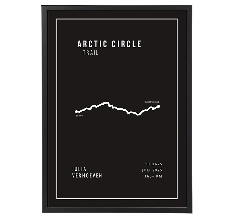 Arctic Circle Trail Minimalistic White Black