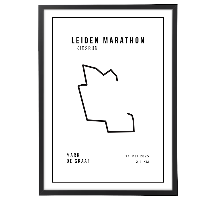 Leiden Marathon 2025 – Kidsrun | Minimalistic White