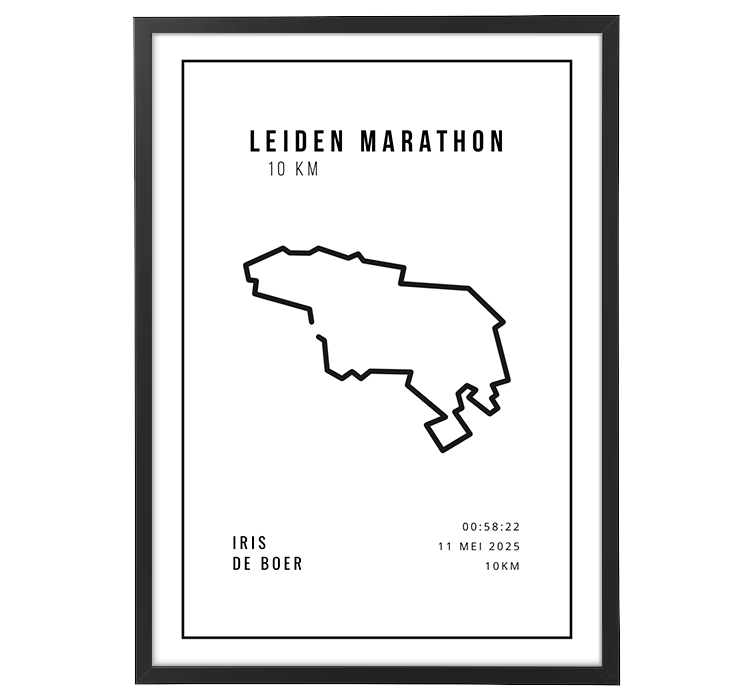 Leiden Marathon – 10 kilometer | Minimalistic White