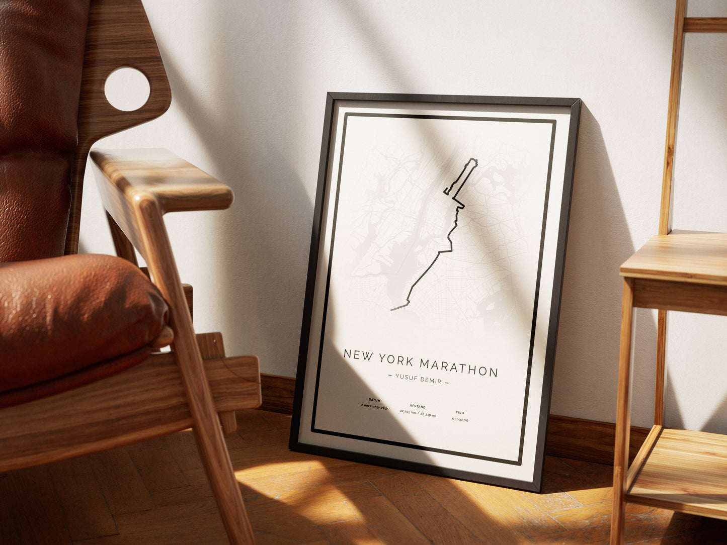 New York Marathon Retro Map