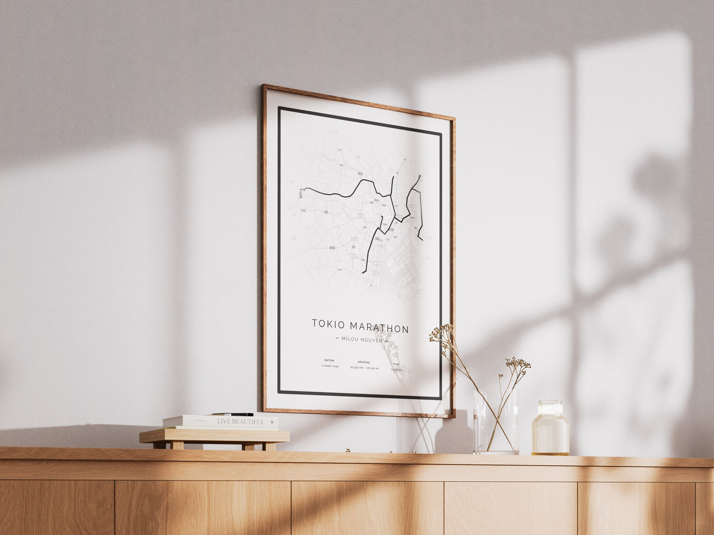 Tokio Marathon Retro Map