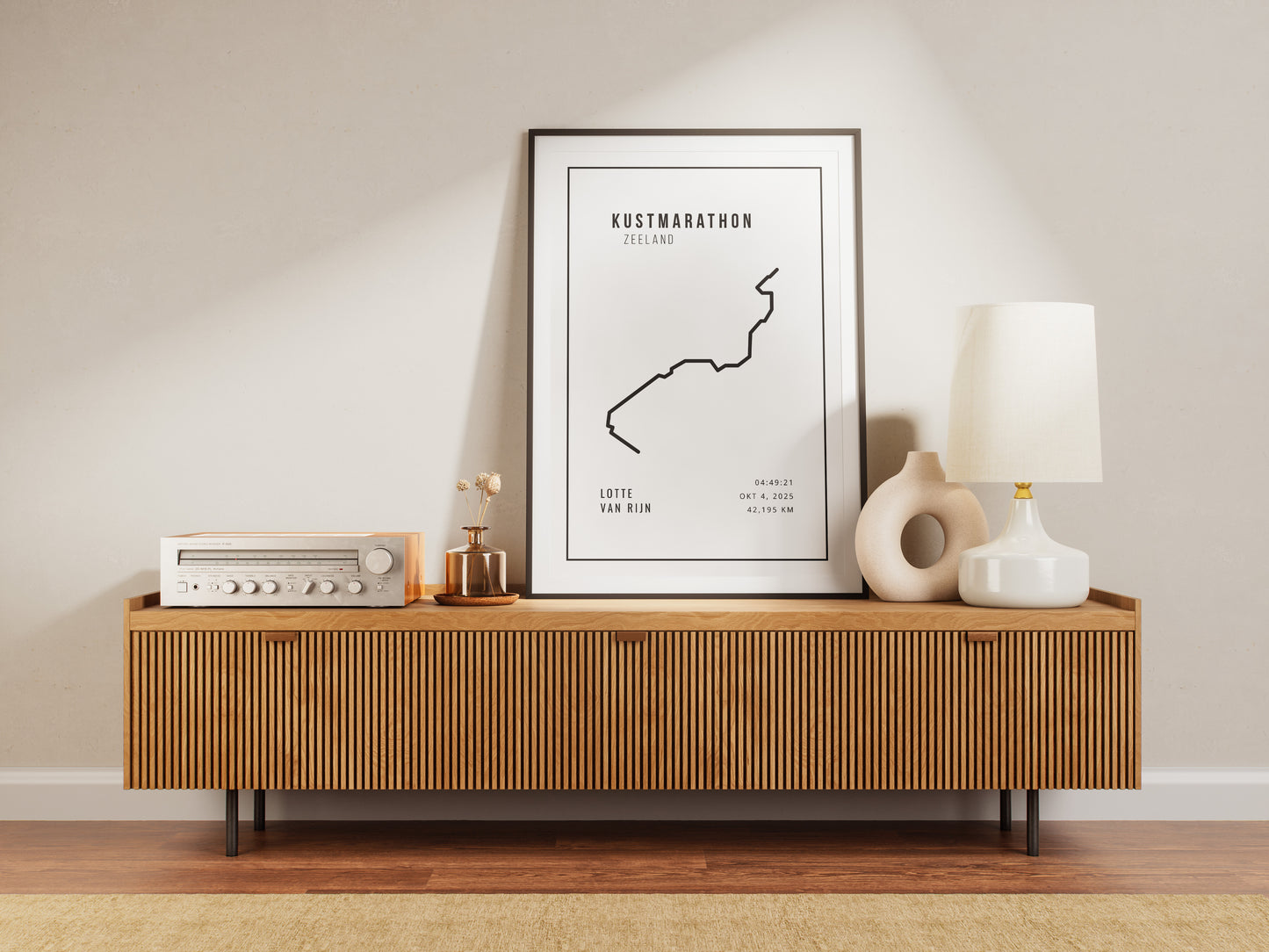 Kustmarathon Zeeland Minimalistic White